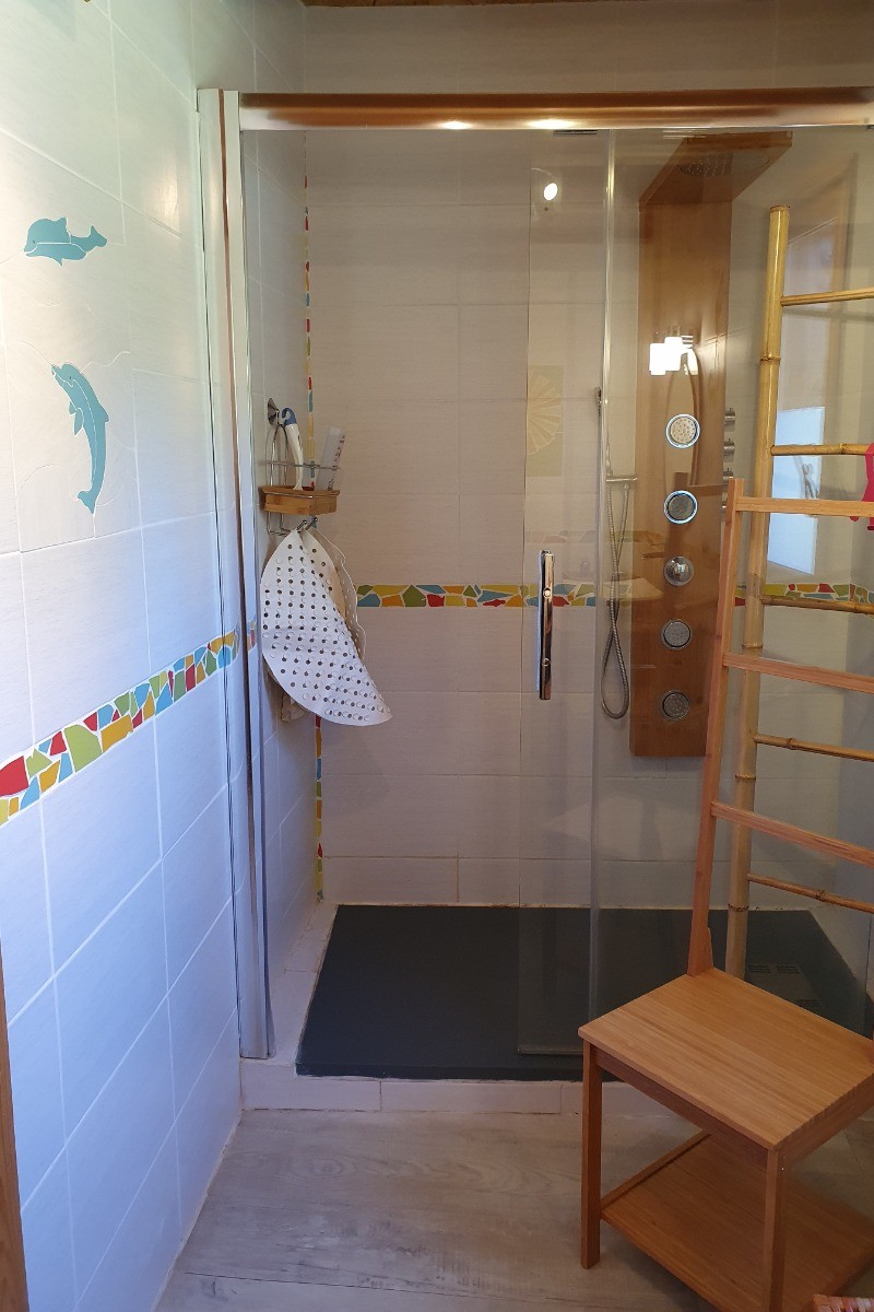 Douche à l'italienne