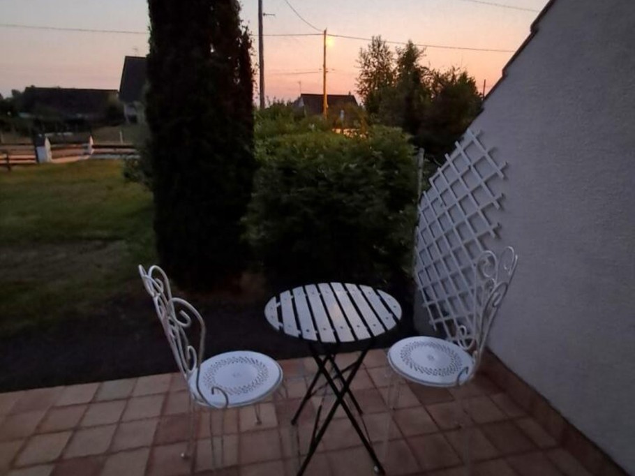 La terrasse privative du gite