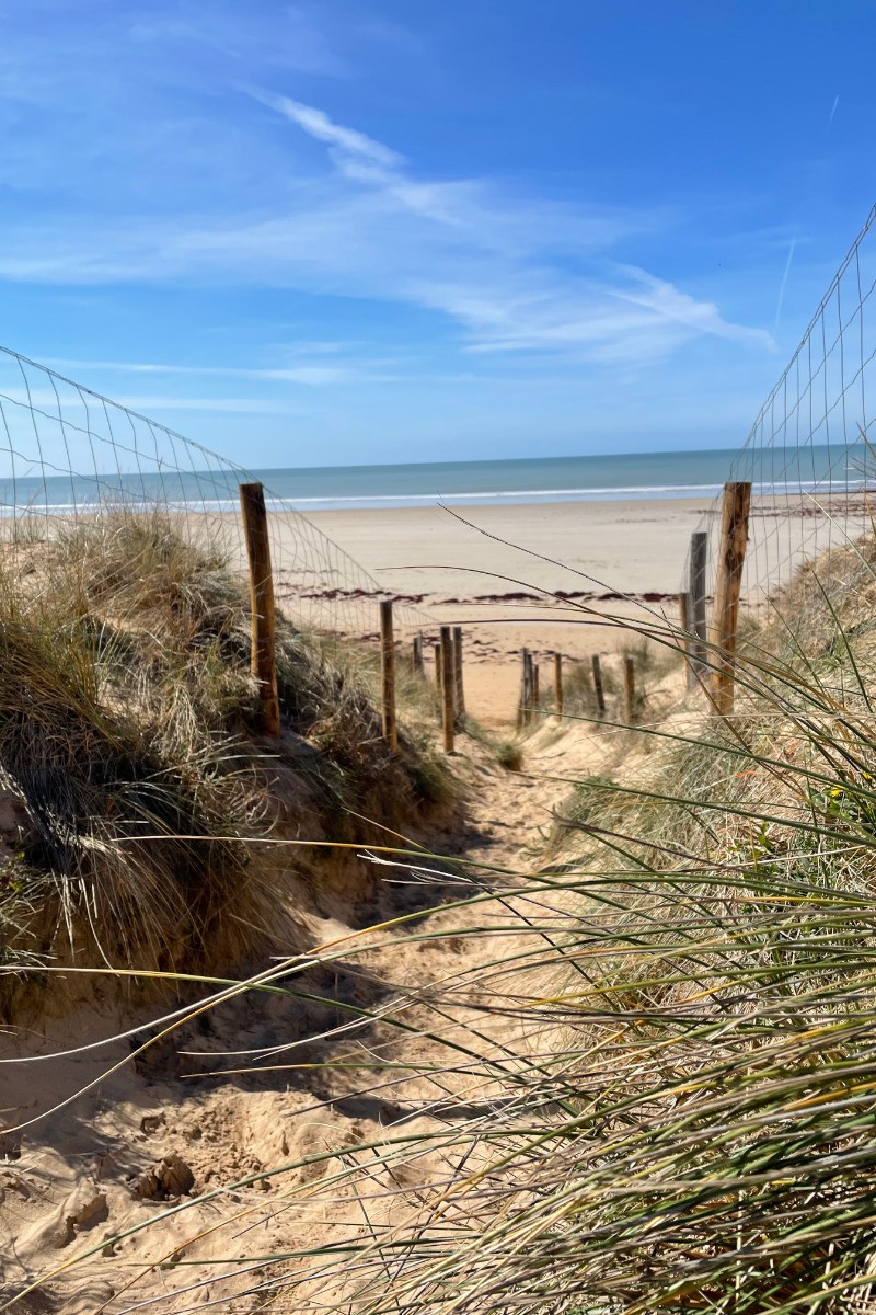 la plage à 100m