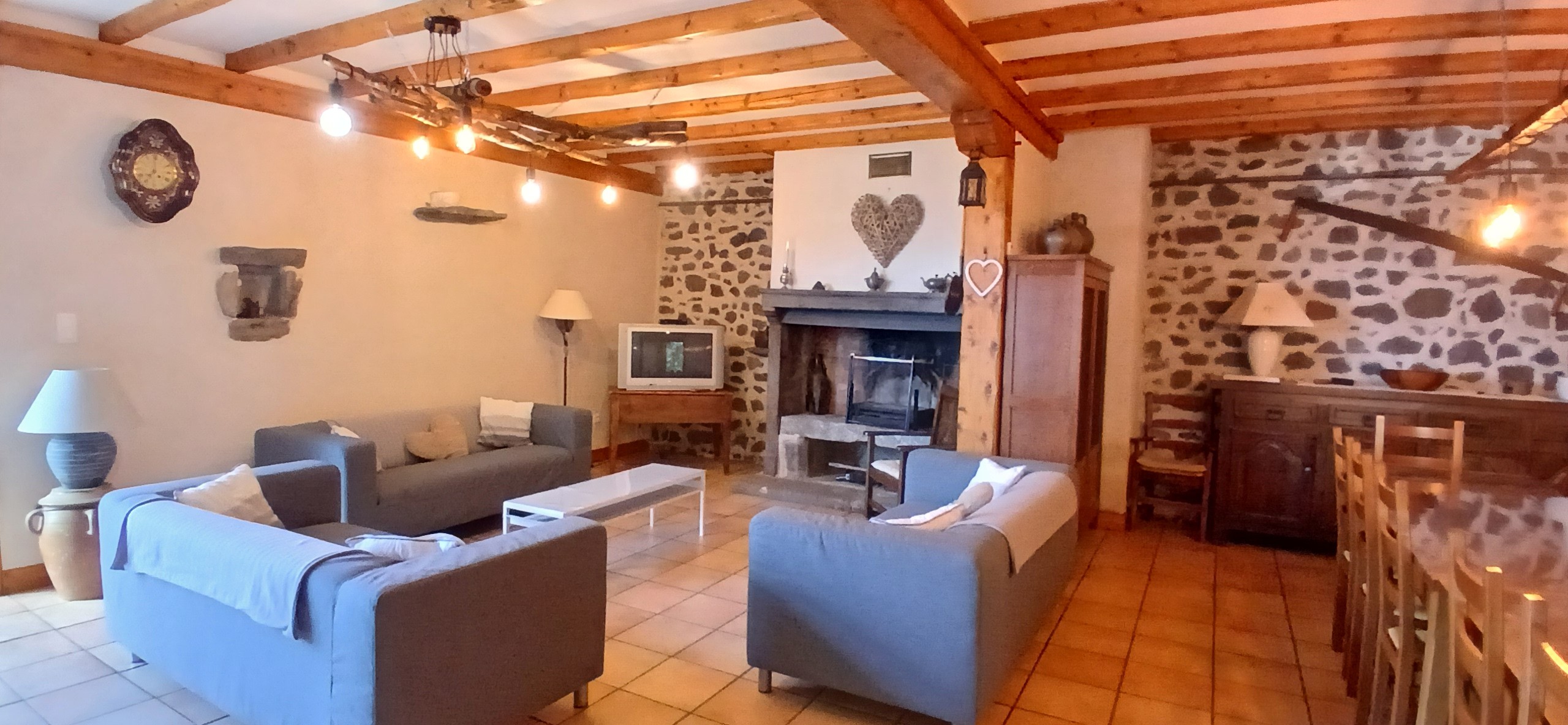 Gîte "Mont Carmel" : The living room