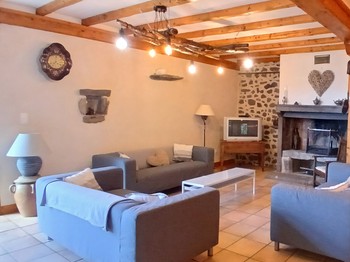 Gîte "Mont Carmel" : The living room