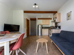 Espace séjour, salon 
Accès direct sur la terrasse