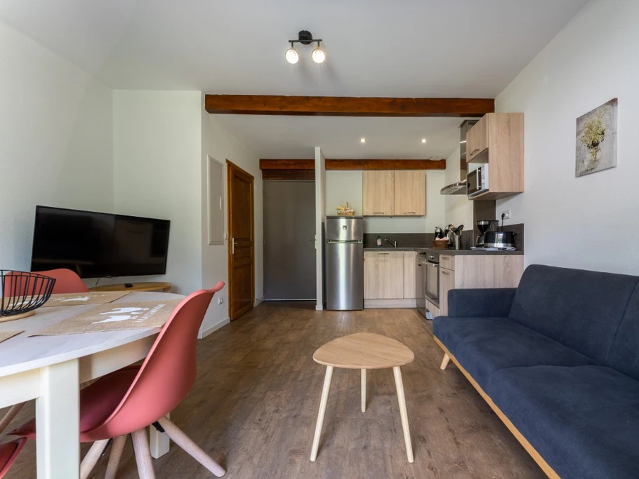 Espace séjour, salon 
Accès direct sur la terrasse