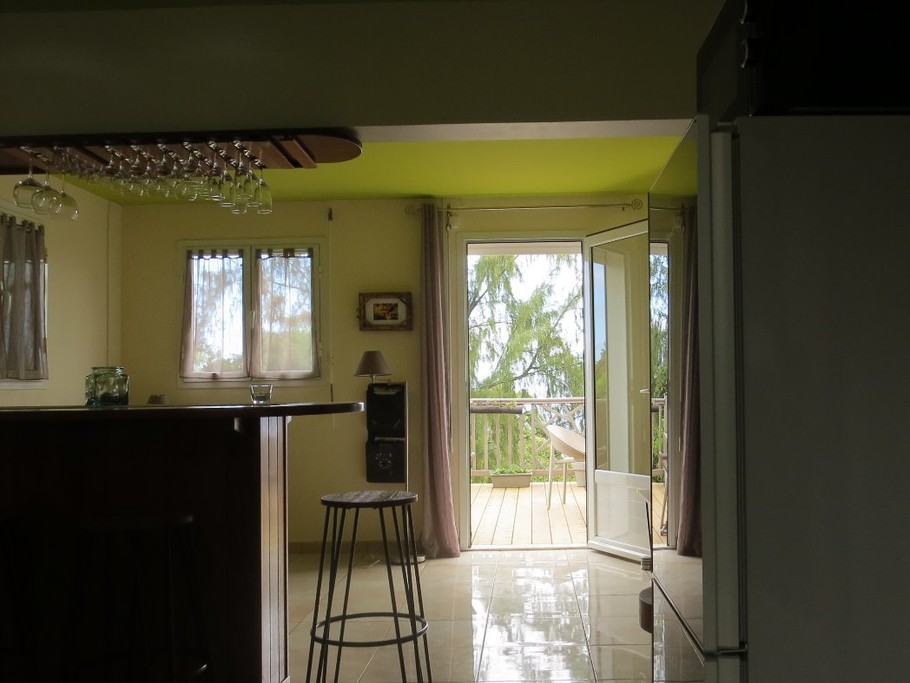 Vue traversante depuis l'entrée