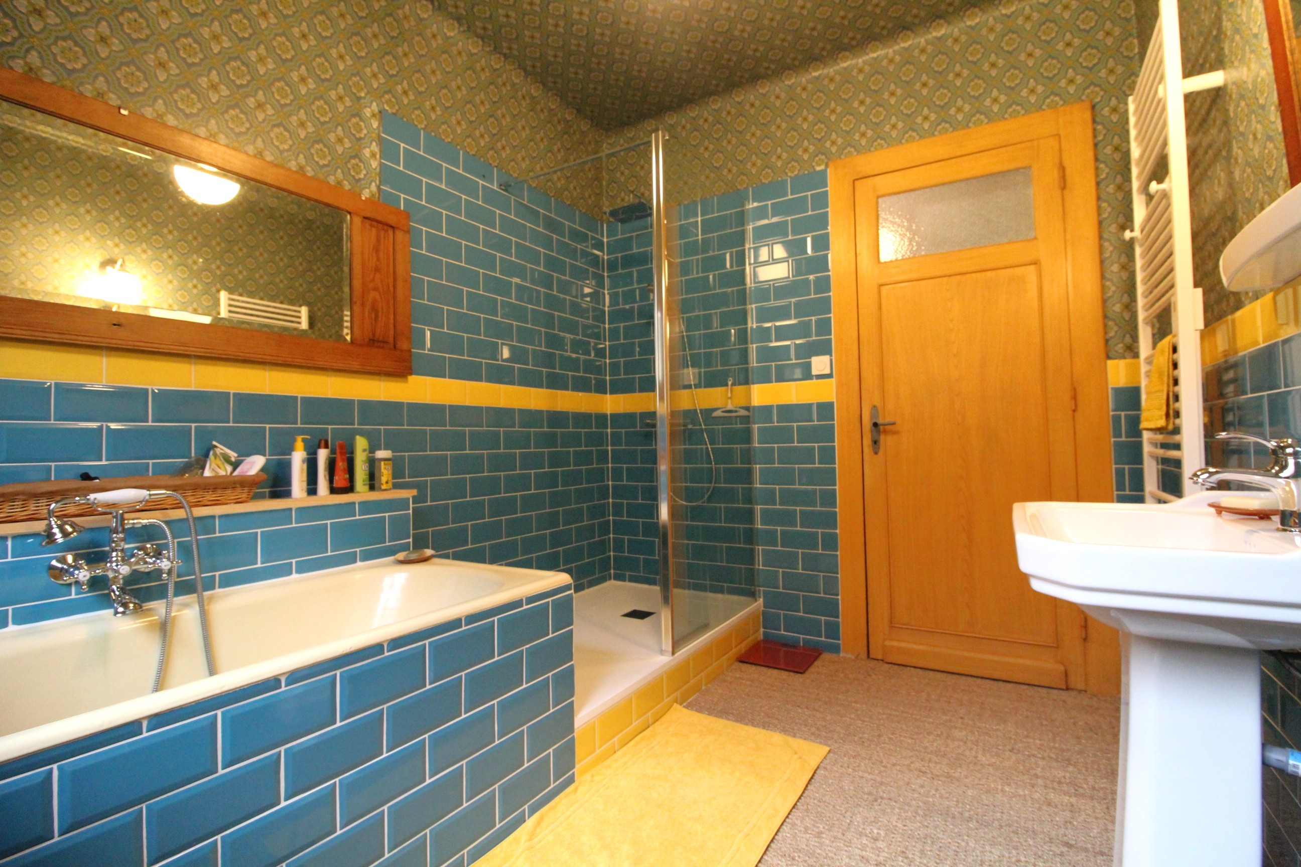 Salle de bain partagée - Chambre "La Lisière", la maison de Marie