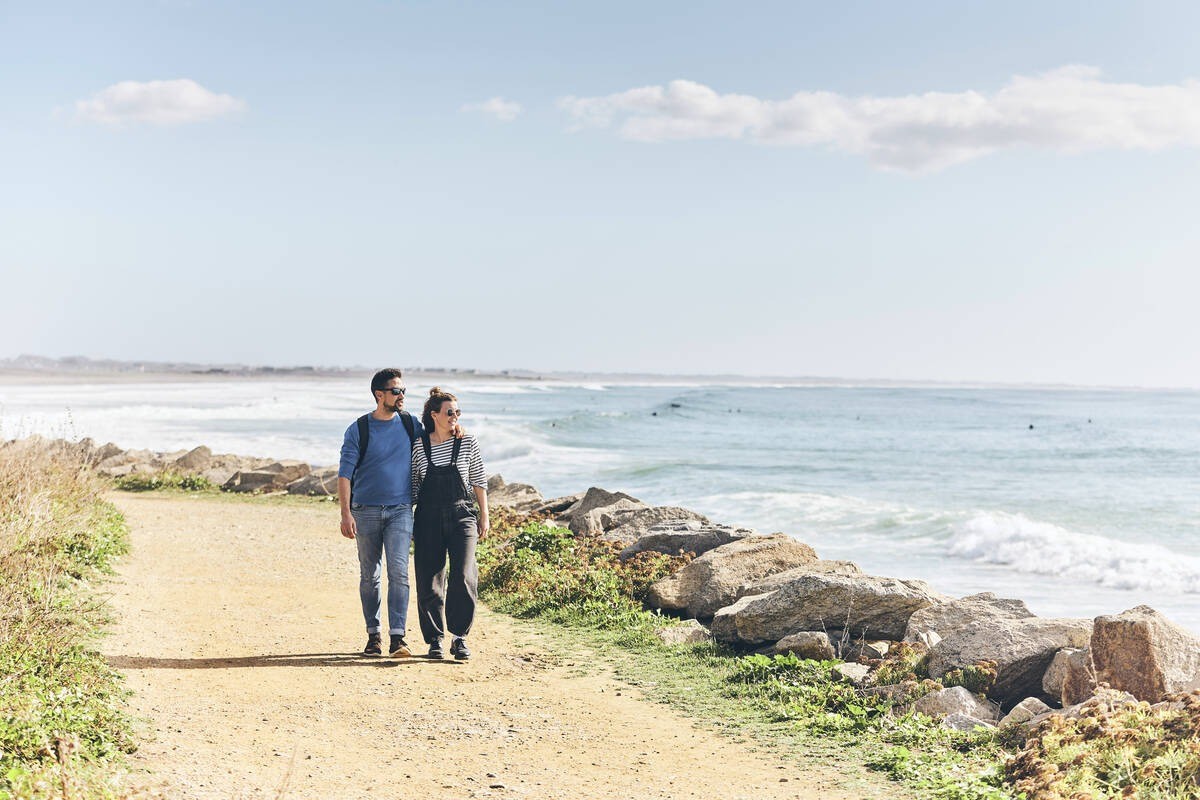 Balade sur le sentier côtier à Penhors