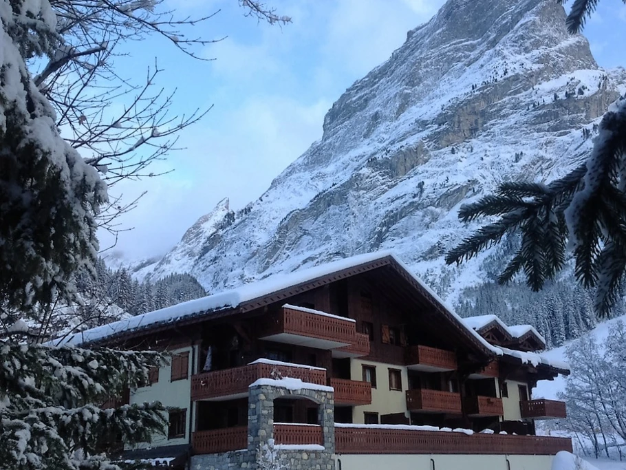 notre chalet l'hiver