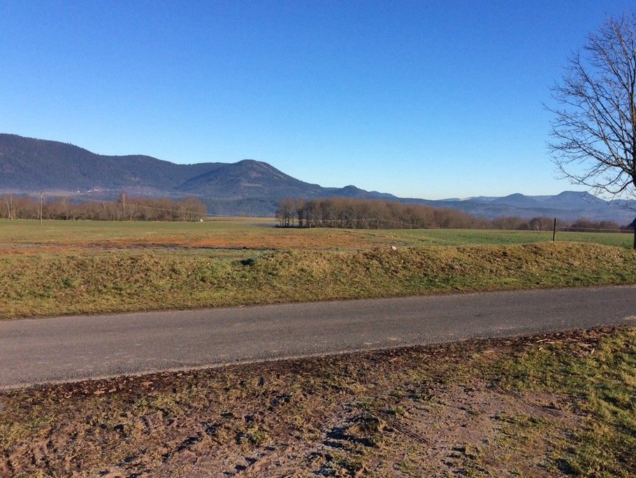 Vue à 100 mètres du gîte