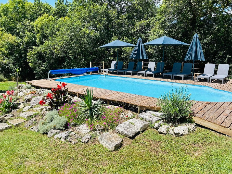 Gite de groupe 12 personnes avec pisicne - Lot-et-Garonne