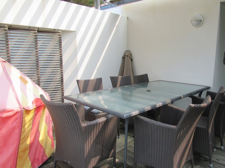 Terrasse à l'étage