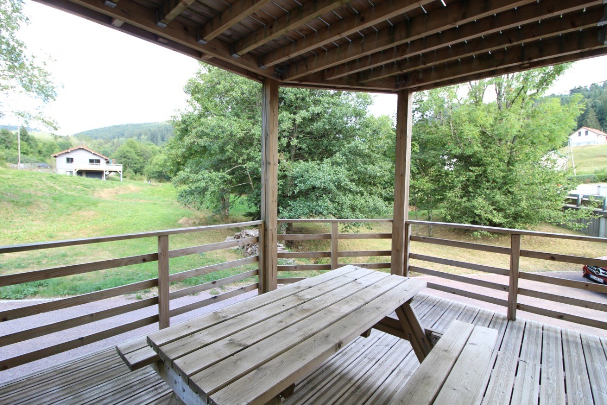 Vue depuis la terrasse - Le Refuge d'Annelise