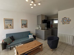 Salon avec TV, accès internet WIFI