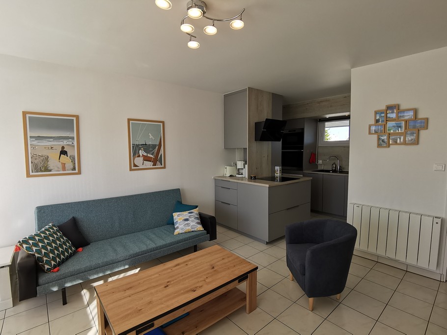 Salon avec TV, accès internet WIFI