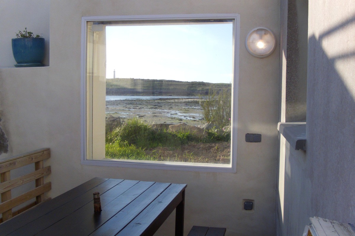 Table extérieure avec vue mer