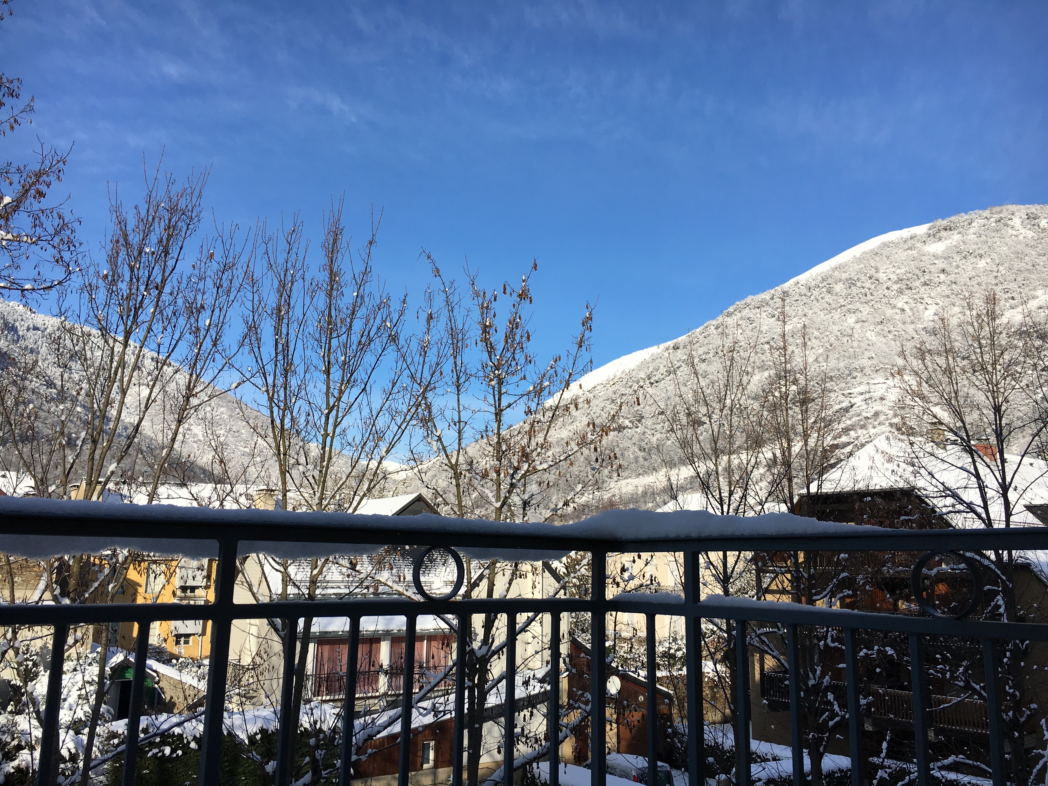 Vue du balcon ouest hiver