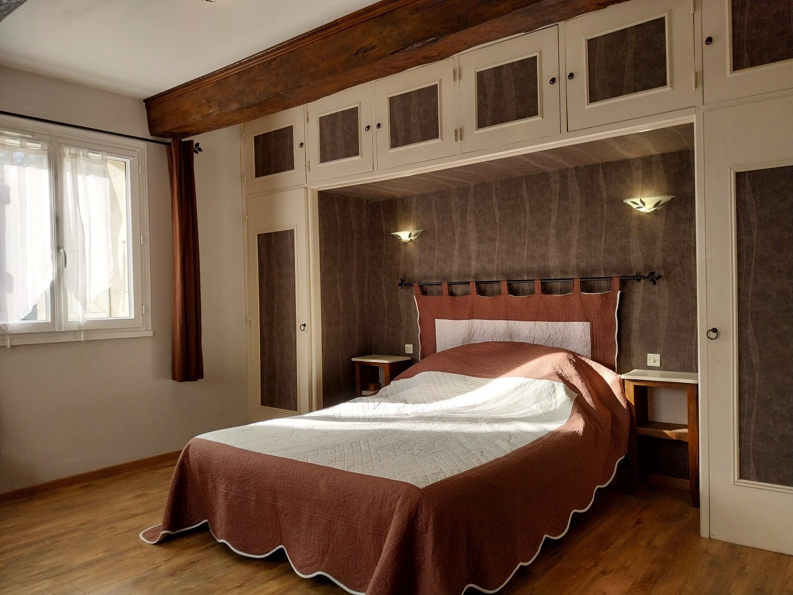 Chambre parentale, lit 160