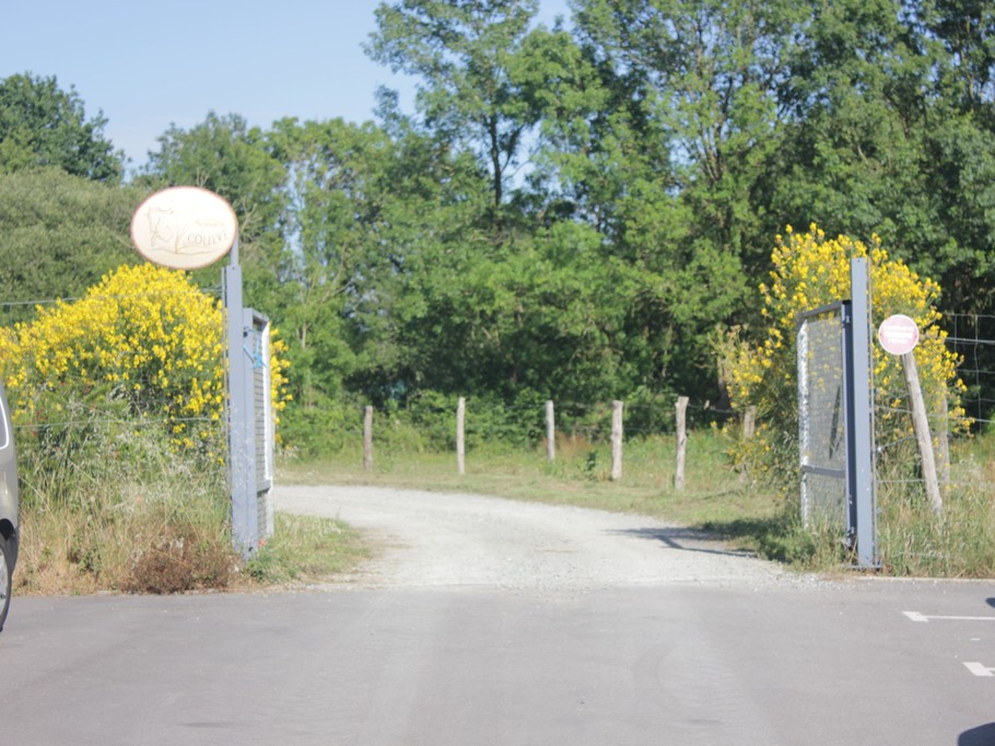 entrance to the property