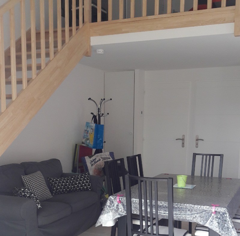 Pièce à vivre canapé et TV