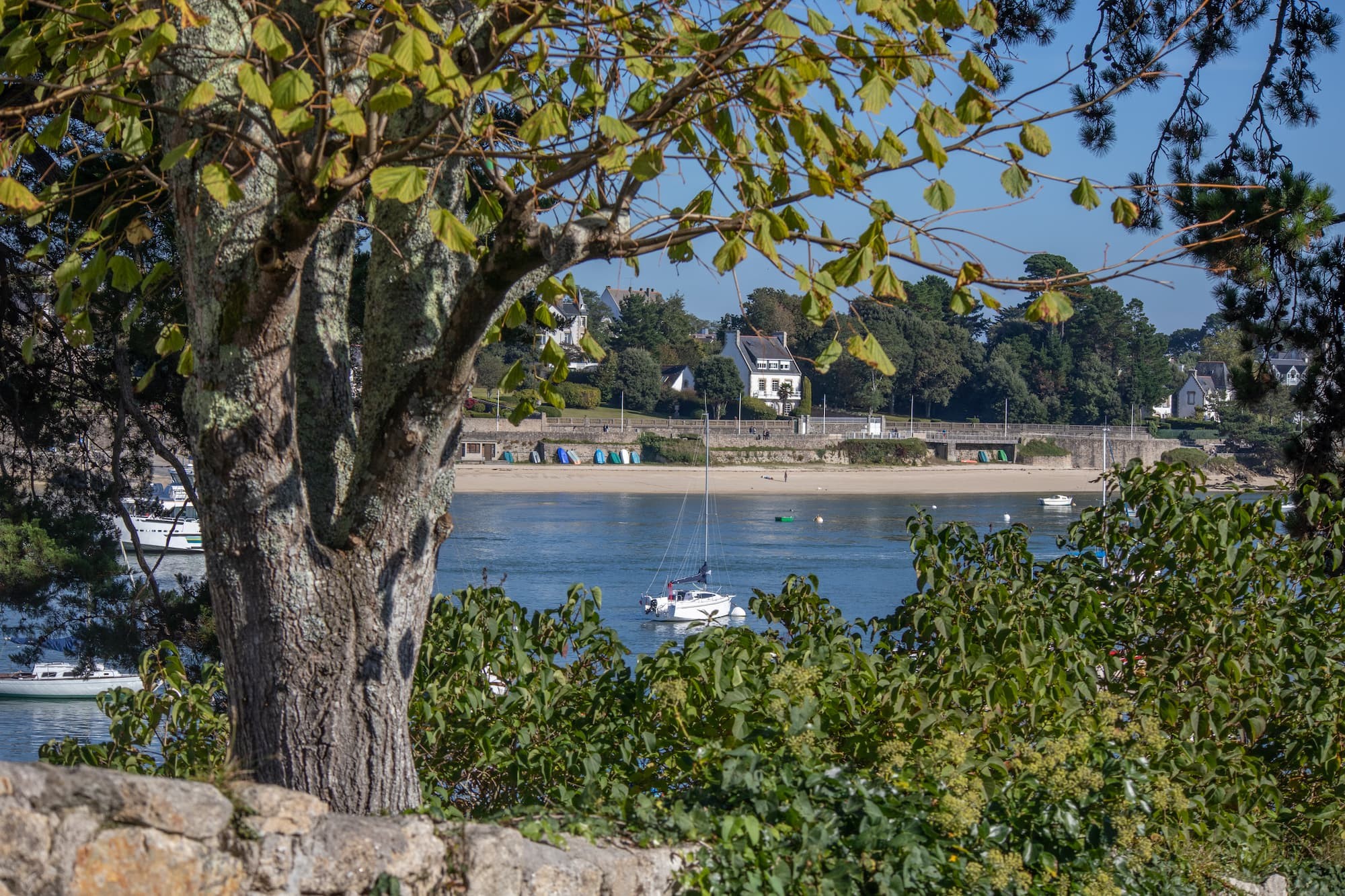 Vue sur la maison depuis Sainte Marine