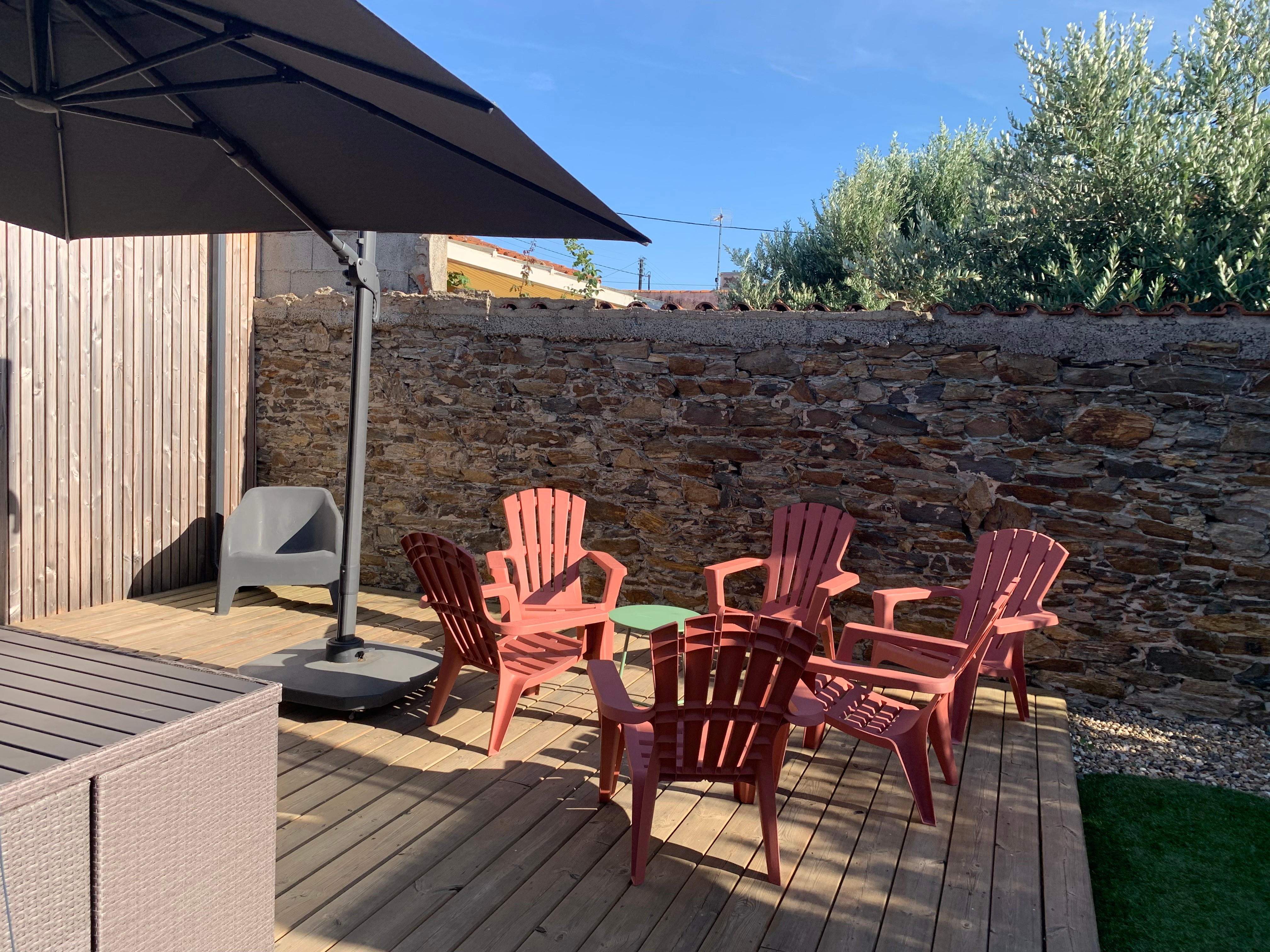 Espace détente jardin