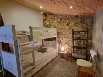 Espace couchage mezzanine