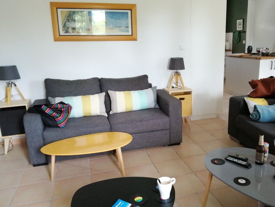 "La Terrasse au Voilage Bleu", pour 6 personnes, accès PMR  à Étaules, près de Royan, Charente maritime