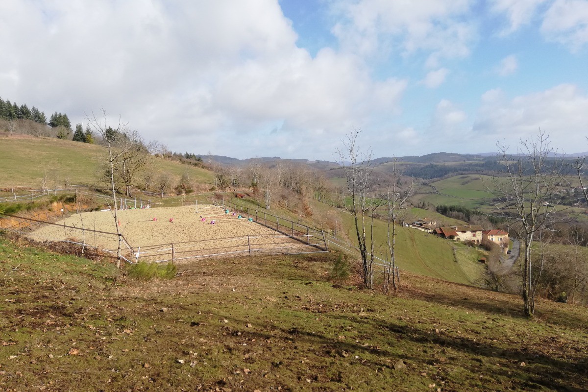 Vue de la carrière et maison du haut du pré