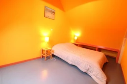 Chambre double à l'étage