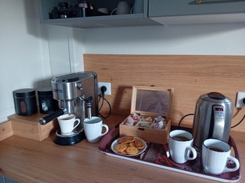 Le coin boissons chaudes libre service