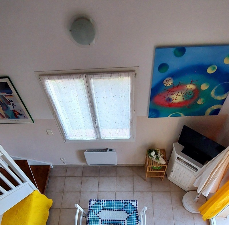 séjour vu depuis la mezzanine