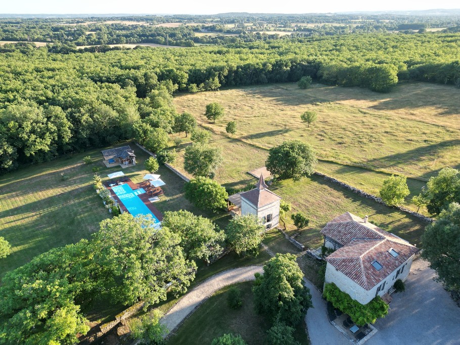 Vue aérienne de Fangal