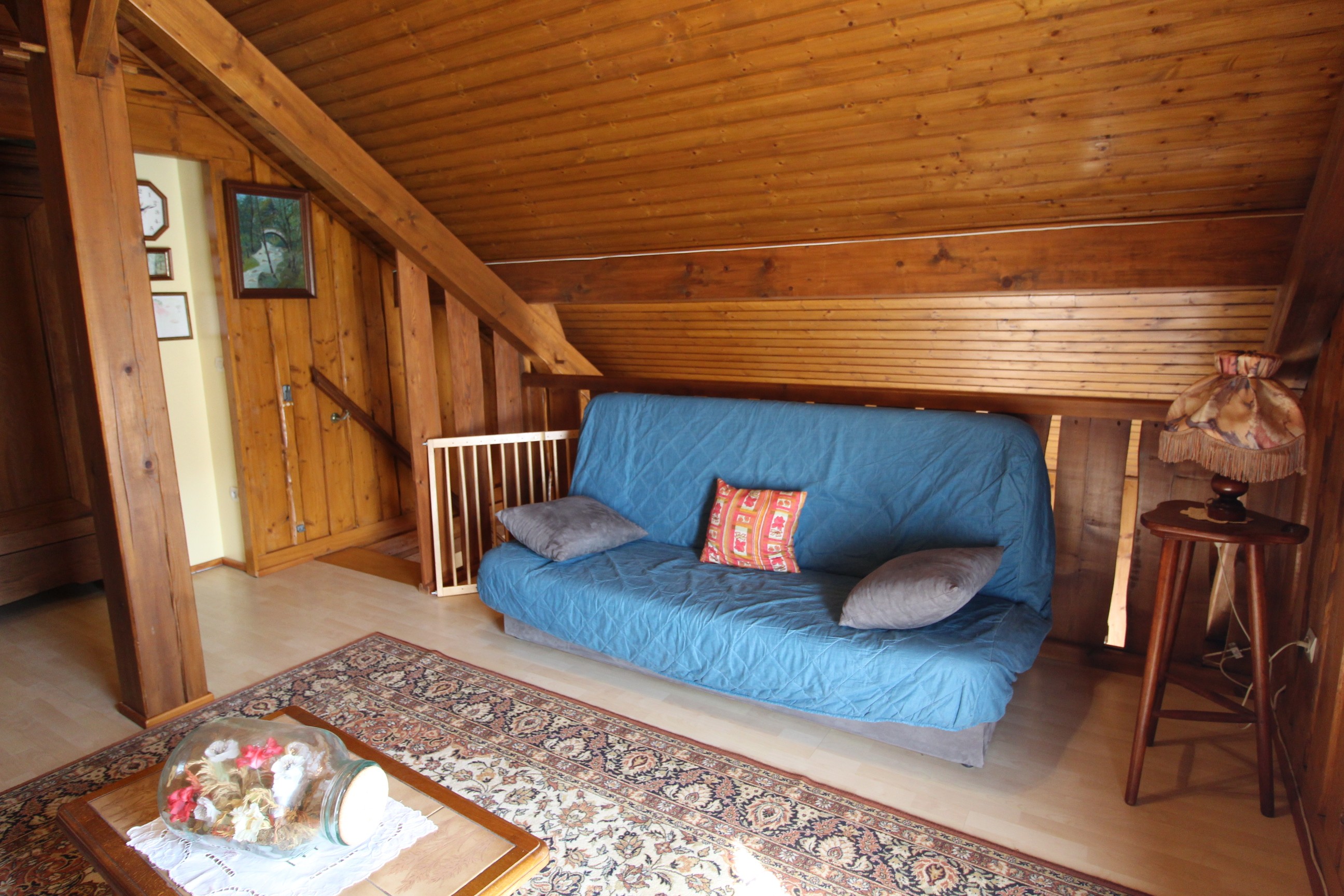 Mezzanine avec clic-clac - La 2 CV Verte