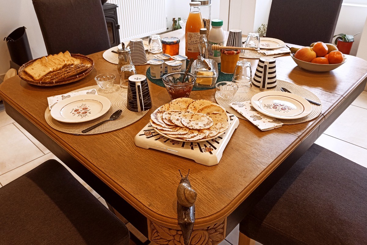 Petit déjeuner aux Chaumes