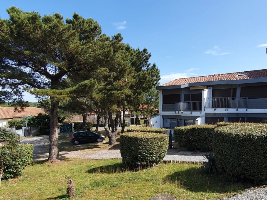 Jardin extérieur côté terrasse de l'appartement
