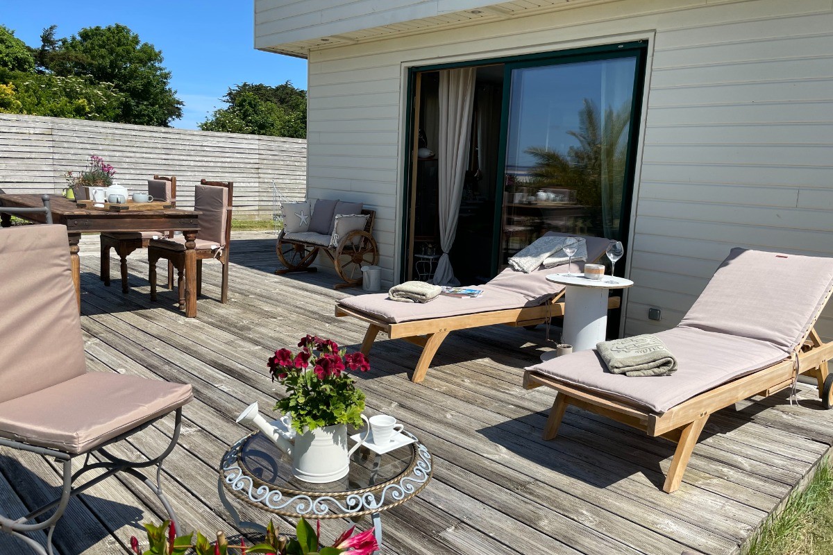 Terrasse très agréable pour la détente
