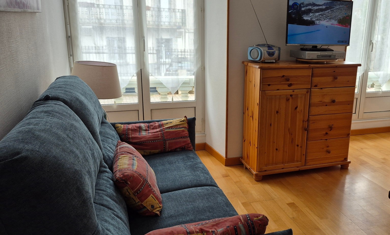 Vue depuis l'entrée