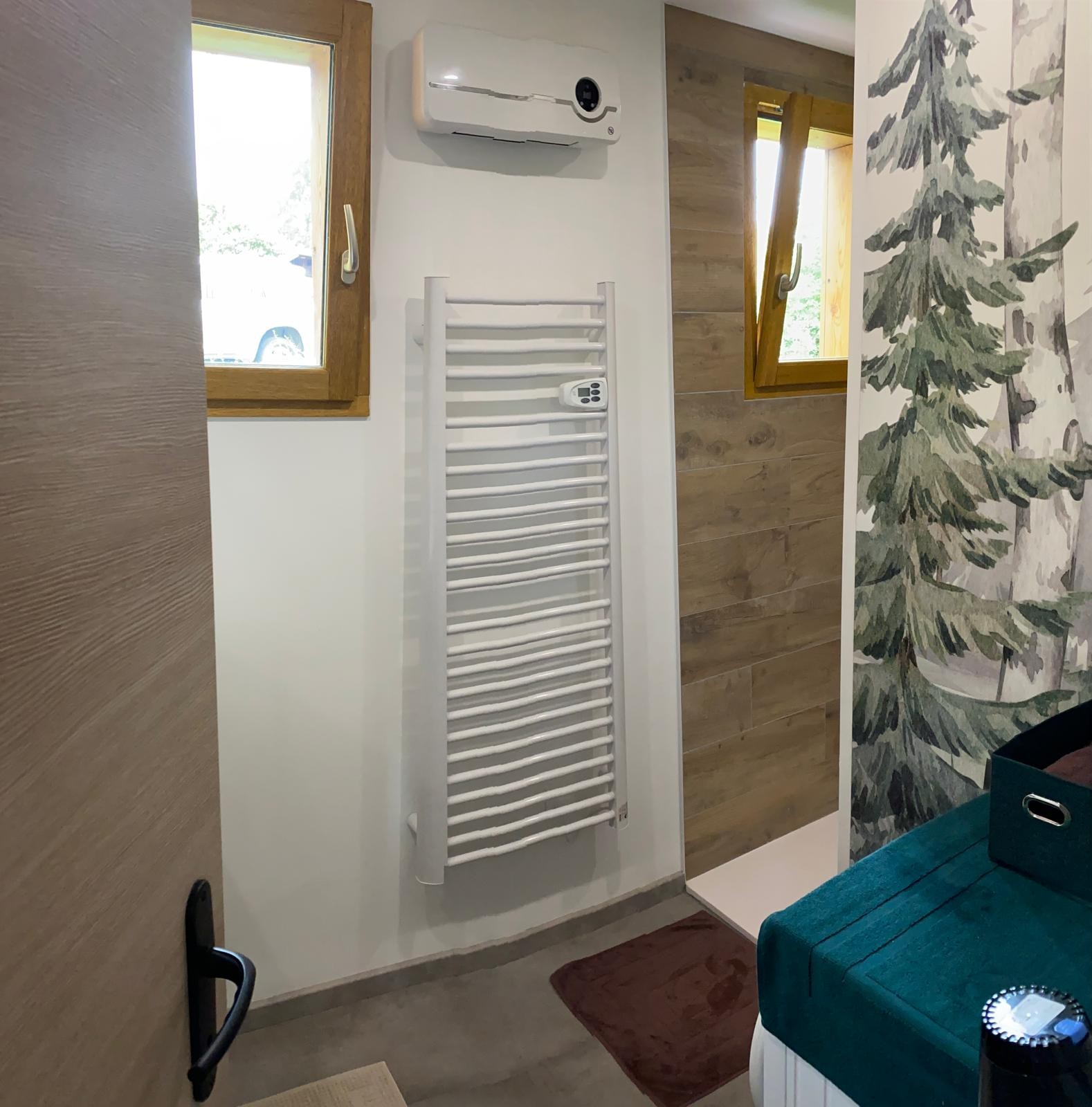 Salle d'eau - Chalet L’ Ecureuil de Martimpré à Gerbépal