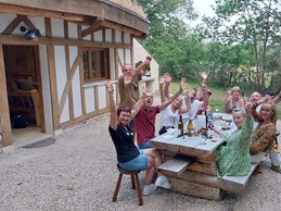 Devant Le Cul de Loup près de Chambord