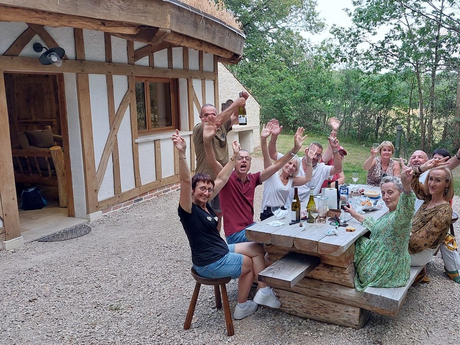 Devant Le Cul de Loup près de Chambord