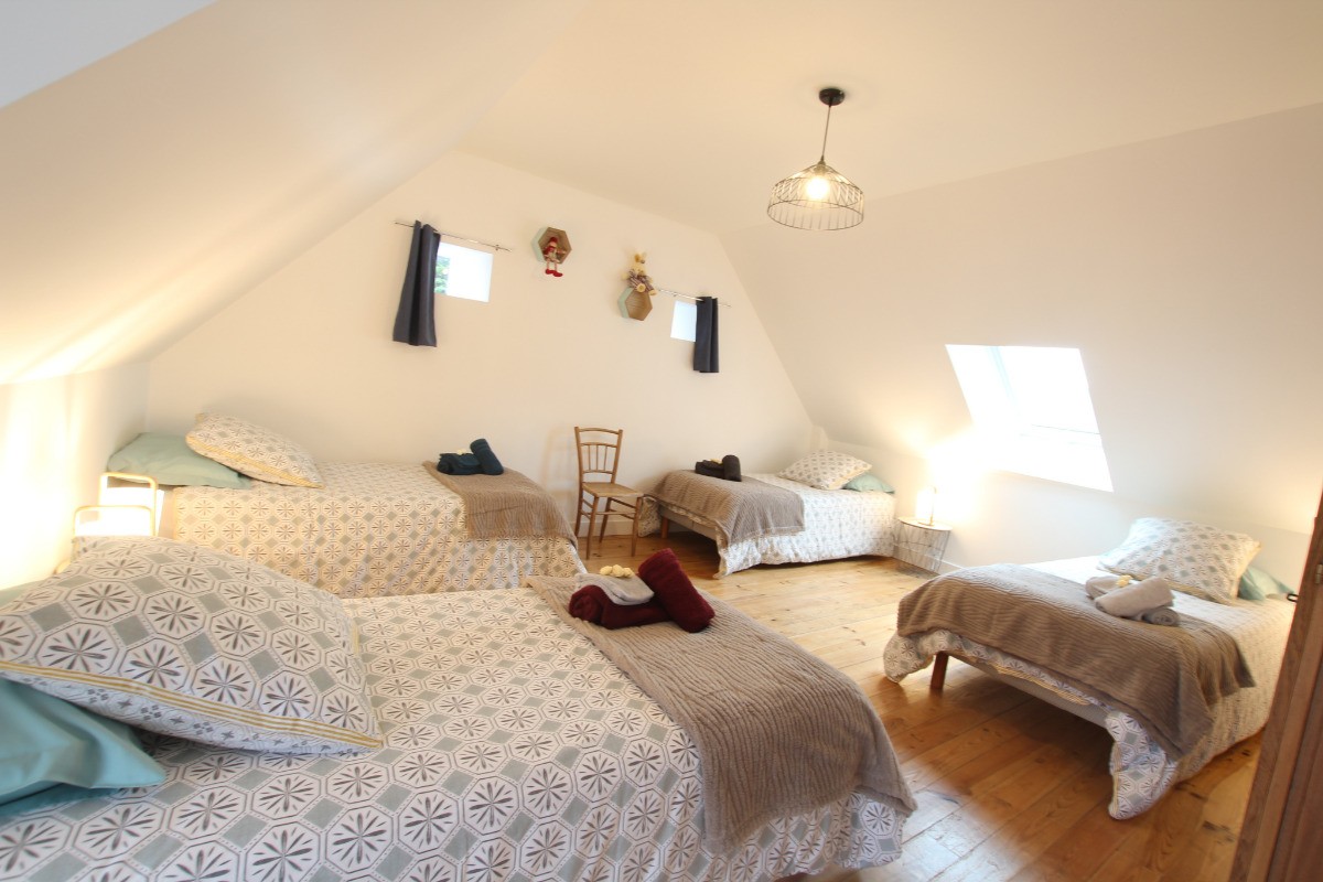 Chambre dortoir 4 lits