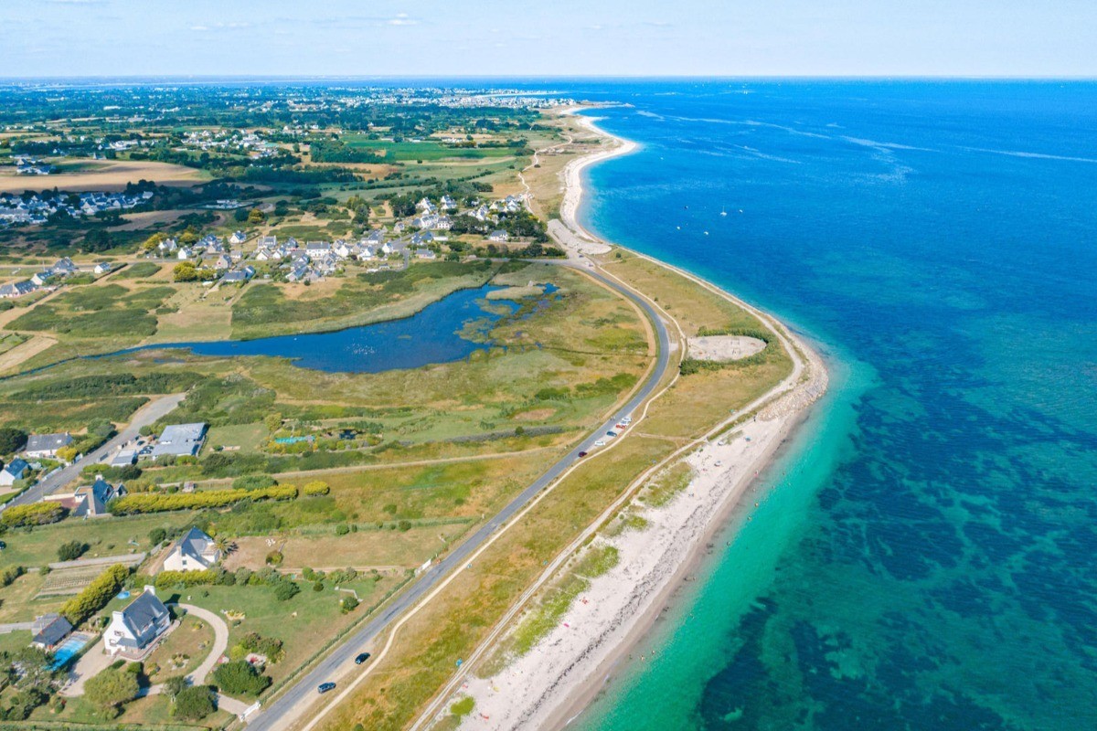 Pors Trellien beach in Tréffigat