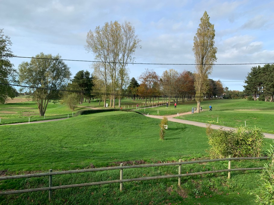 Le terrain de golf du Havre, depuis le balcon de la suite Mélisse