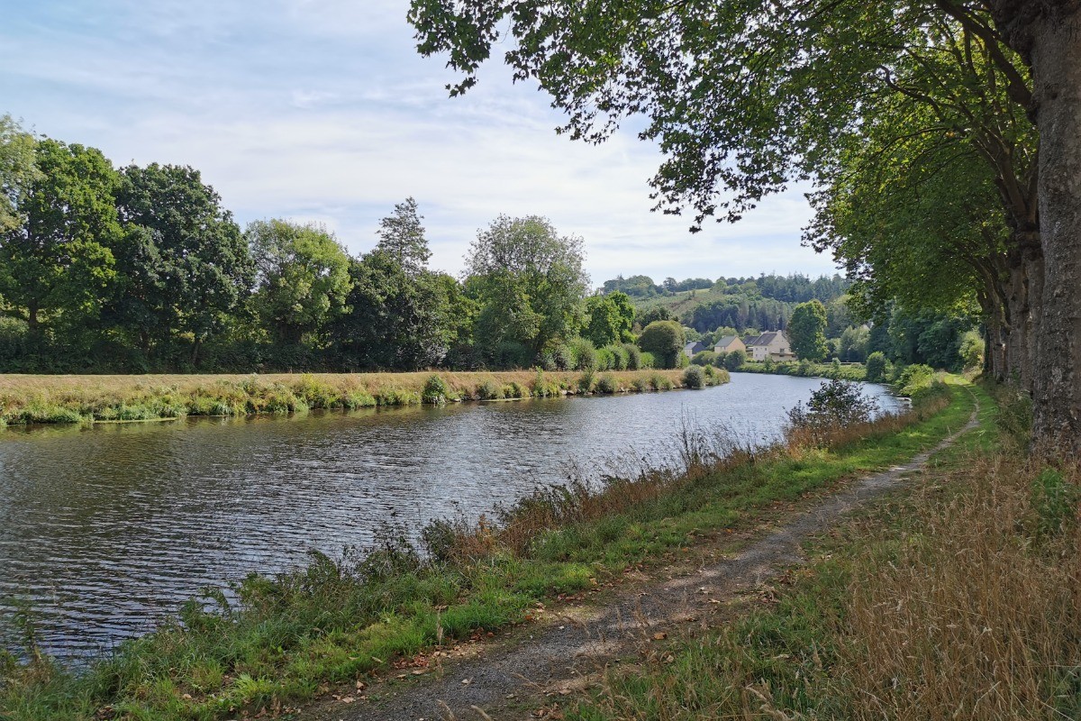 Le fleuve L'aulne qui traverse la commune de Chateaulin