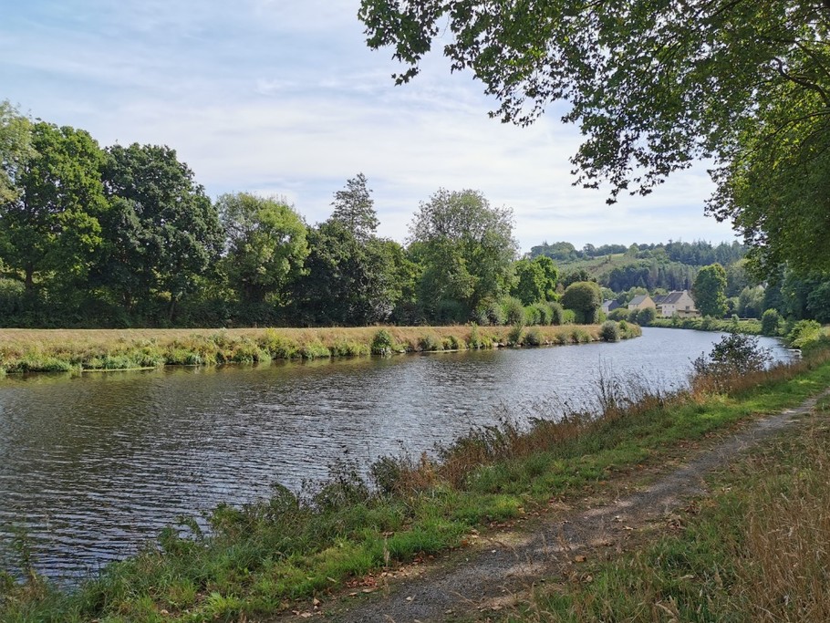 Le fleuve L'aulne qui traverse la commune de Chateaulin