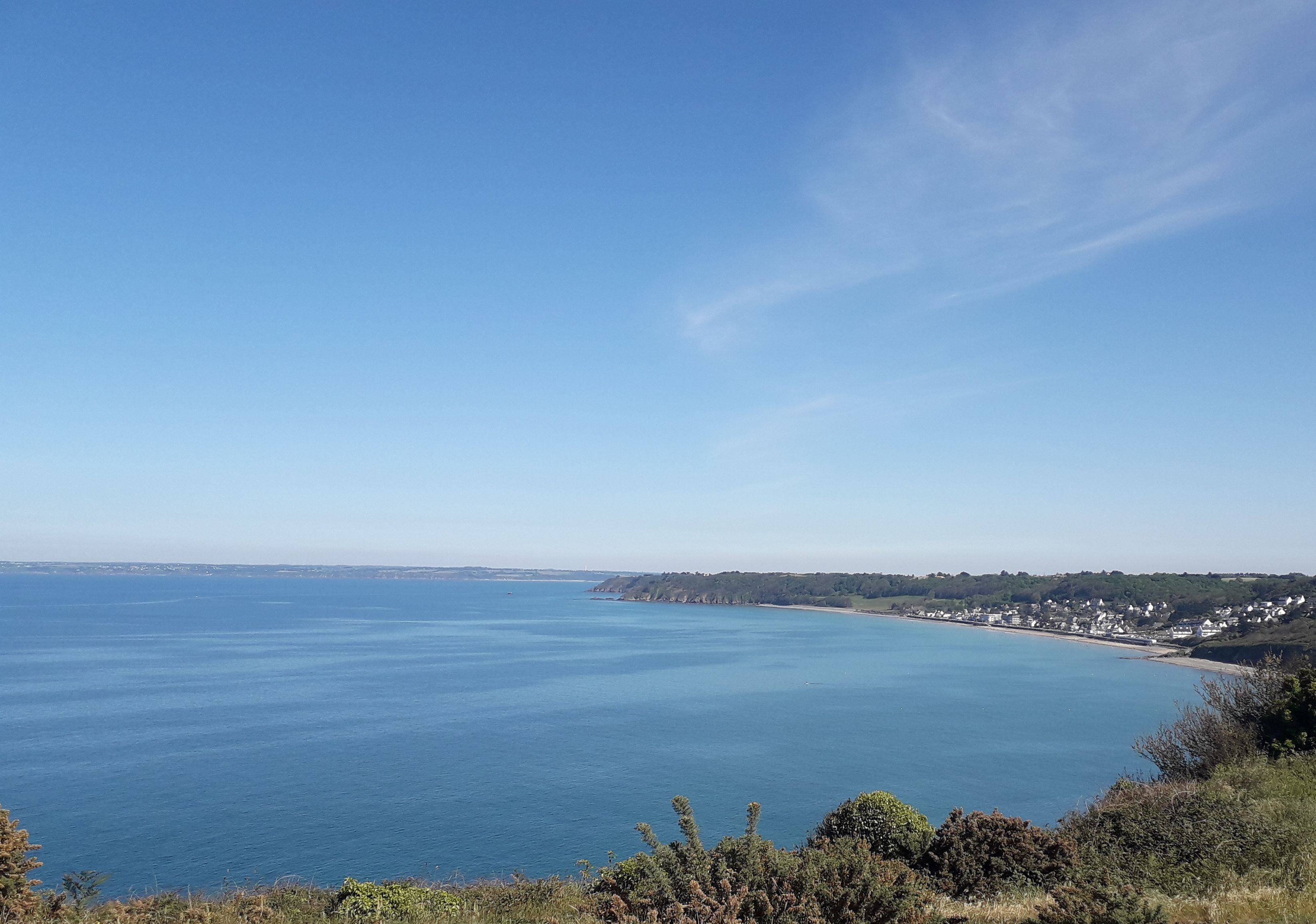 La vue de la Baichue à Pordic