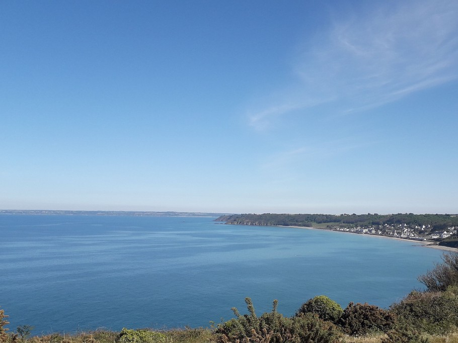 La vue de la Baichue à Pordic