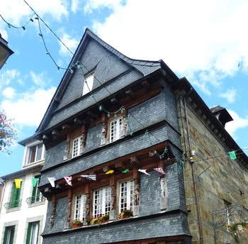 Maison ancienne dans le centre de Carhaix
