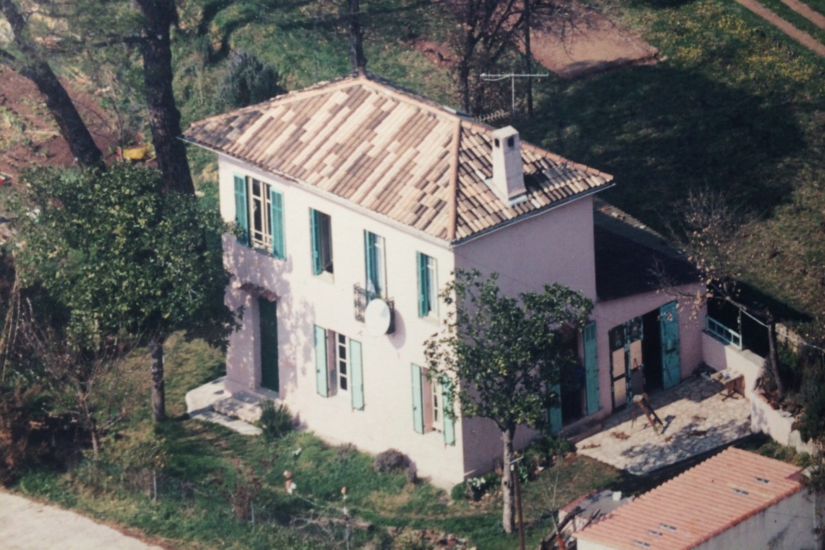 Vue aérienne du gîte, gîte le Floriège à Vidauban (Provence, Var)