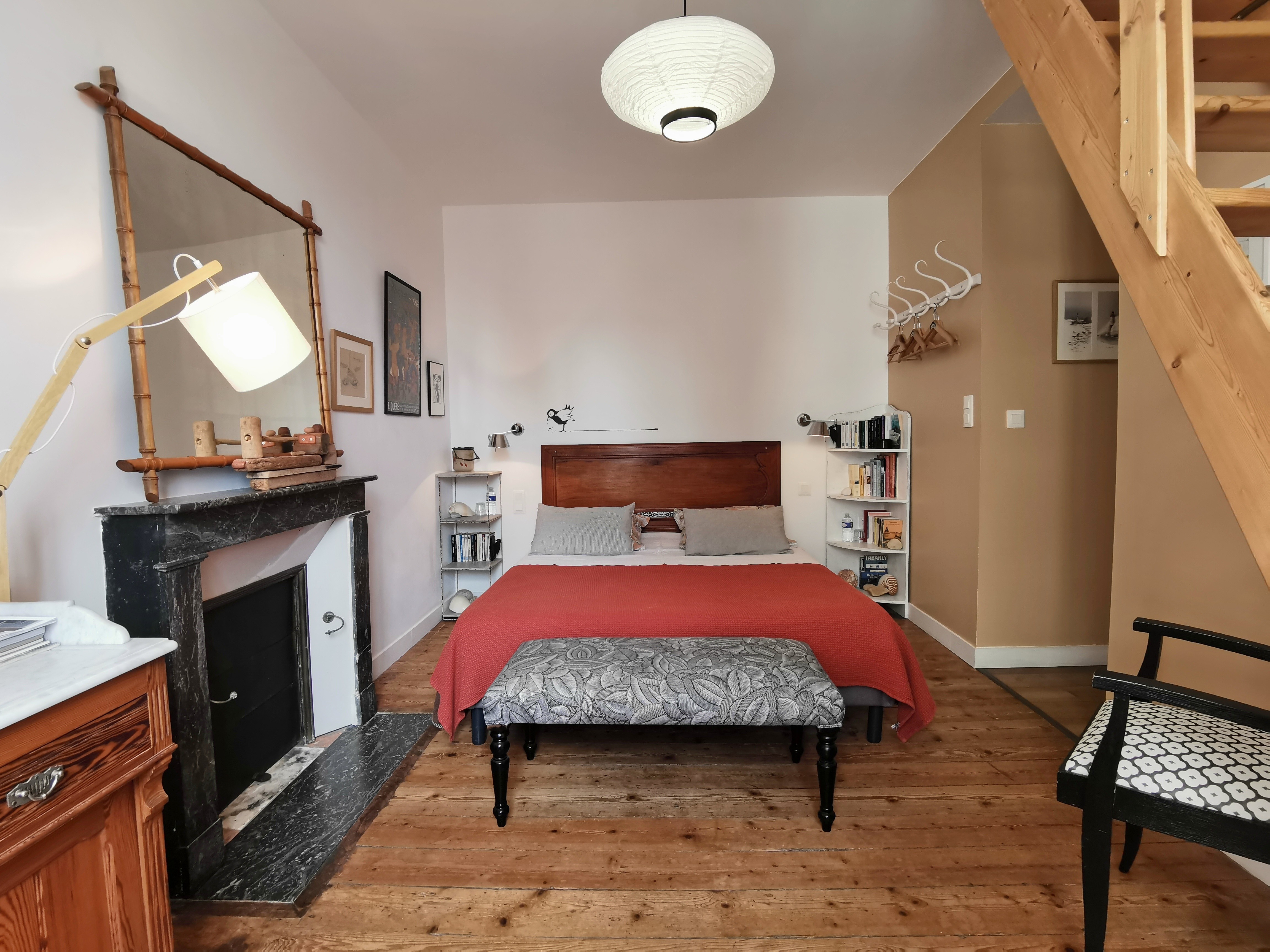 Floor 1: Tristan family room with double bed (140cm)