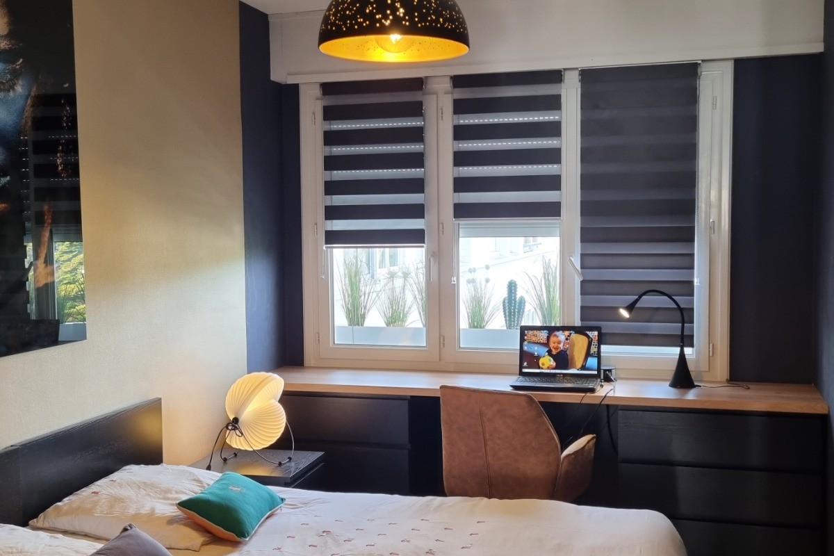 chambre sur jardin avec salle d'eau privative